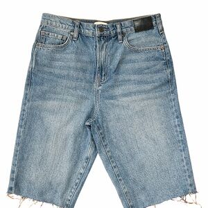 DKNY Jeans Denim Cutoff Shorts Raw Hem Size 29 Vintage Wash Cotton NWOT